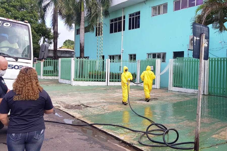 Hemoap passa por ação de desinfecção contra o novo Coronavírus