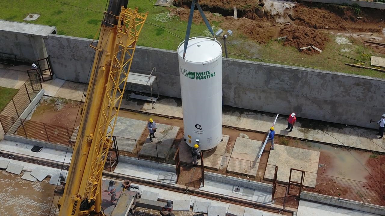 Governo instala geradores e sistemas de água e gases no para abrir novo centro covid no HU