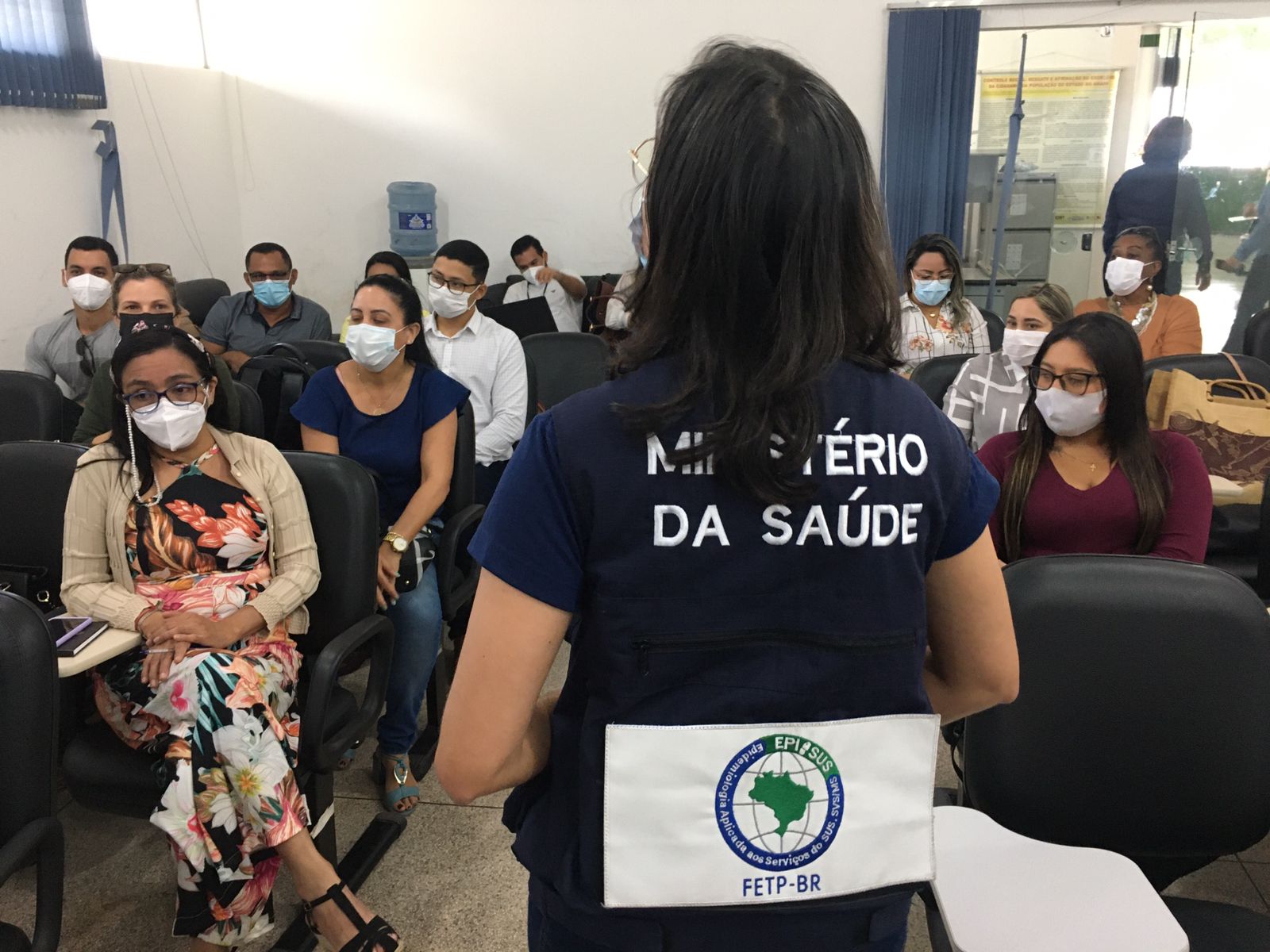 Técnicos em saúde passam por aperfeiçoamento para potencializar o rastreamento e monitoramento da covid-19