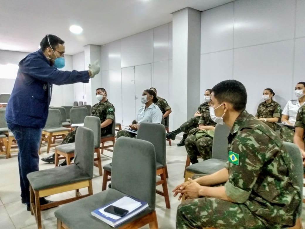 COVID-19: militares do Exército recebem treinamento para atuar no enfrentamento ao coronavírus no Amapá