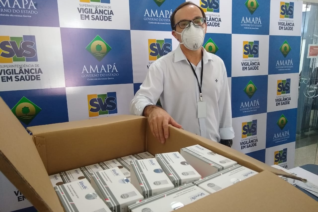 Covid-19: Amapá recebe testes rápidos para equipes de linha de frente