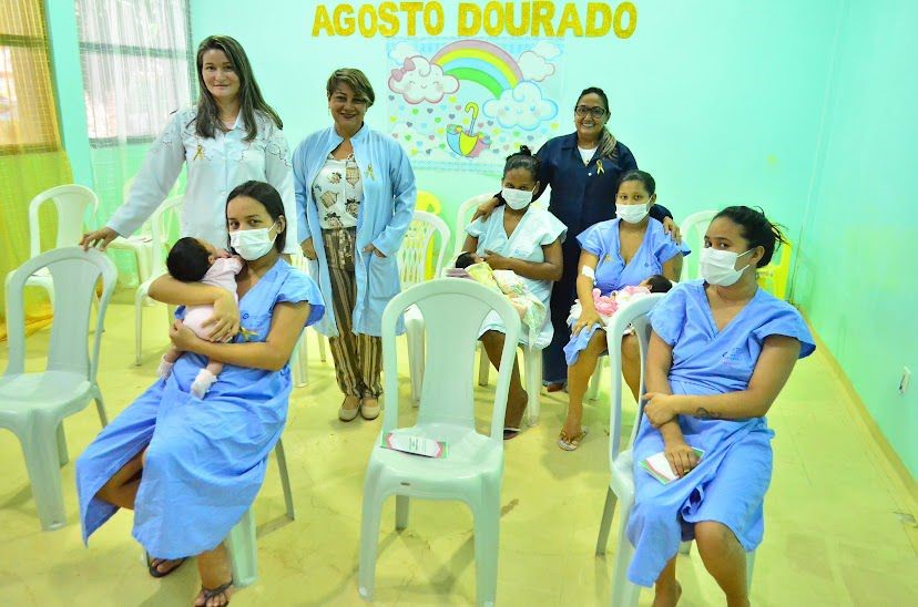 Hospital Estadual de Santana orienta mães sobre os benefícios da amamentação