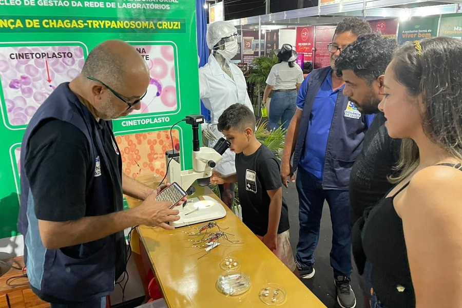 52ª Expofeira do Amapá: ação educativa orienta visitantes sobre prevenção e cuidados com a Dengue, Chikungunya e Zika