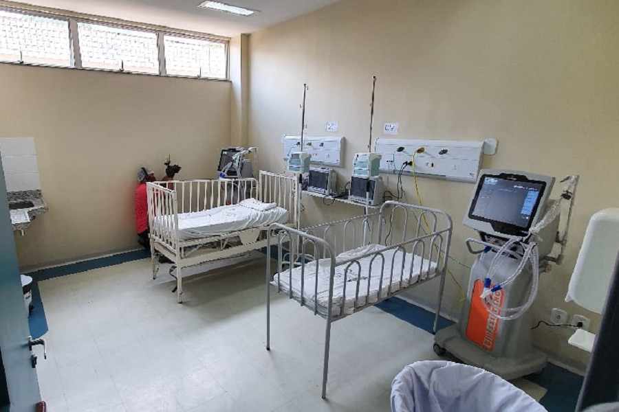 Governo abre ala pediátrica no Centro Covid-19 da zona norte da capital com oitos novos leitos