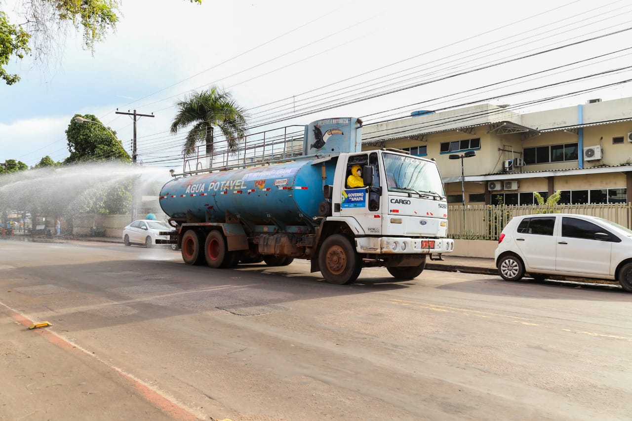 Hospital de Emergências recebe ação de desinfecção contra a COVID-19