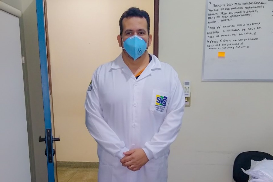 Covid-19: Curado, diretor do Lacen retorna à linha de frente contra a doença