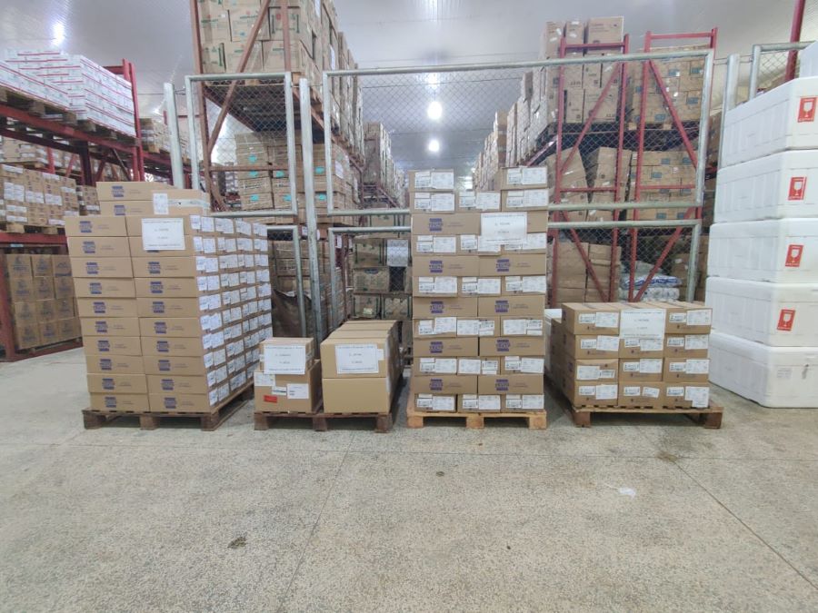 Amapá recebe mais uma remessa de medicamentos do kit intubação
