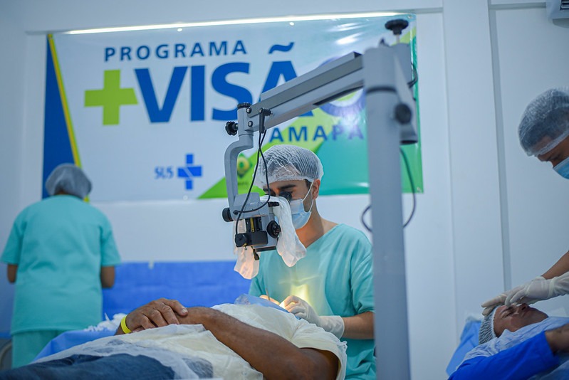 Governo do Amapá inicia cirurgias do programa Mais Visão em Tartarugalzinho