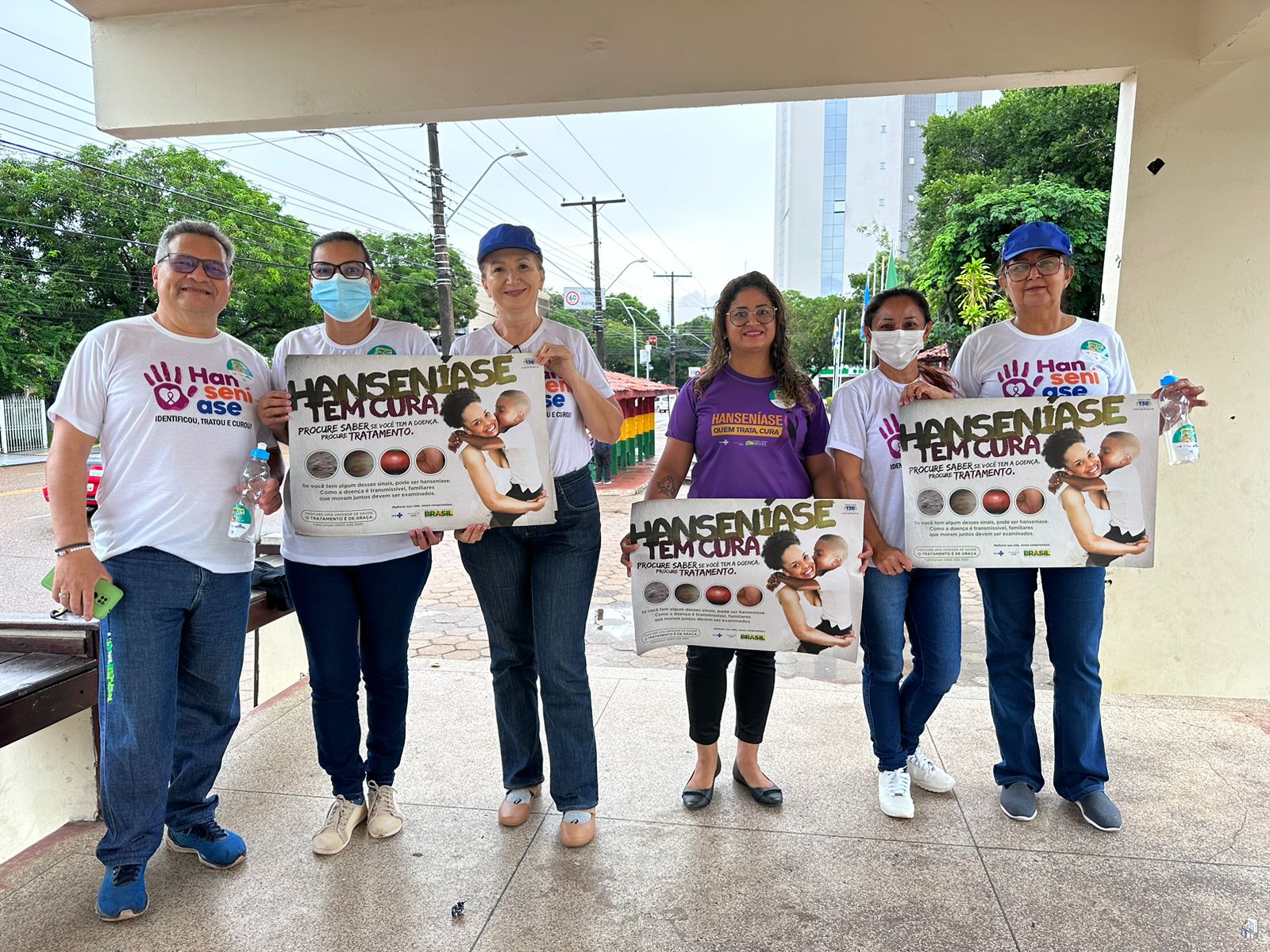 Com blitz educativa no Centro de Macapá, Vigilância em Saúde alerta sobre prevenção e sinais da hanseníase