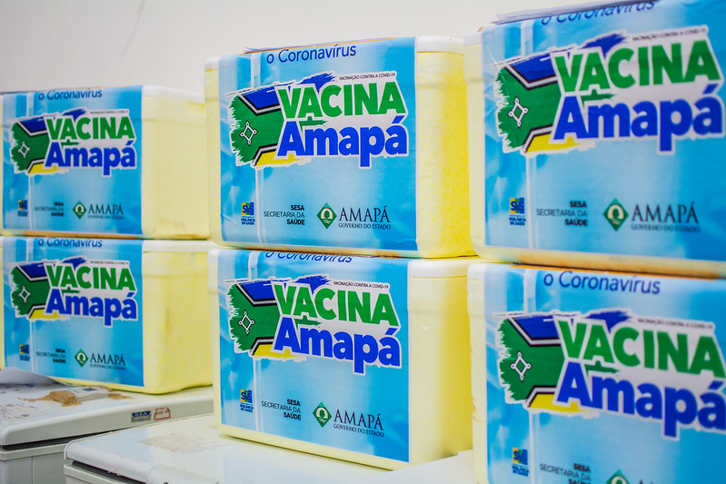 Covid-19: Governo do Amapá já entregou mais de 102 mil doses de vacina para os municípios