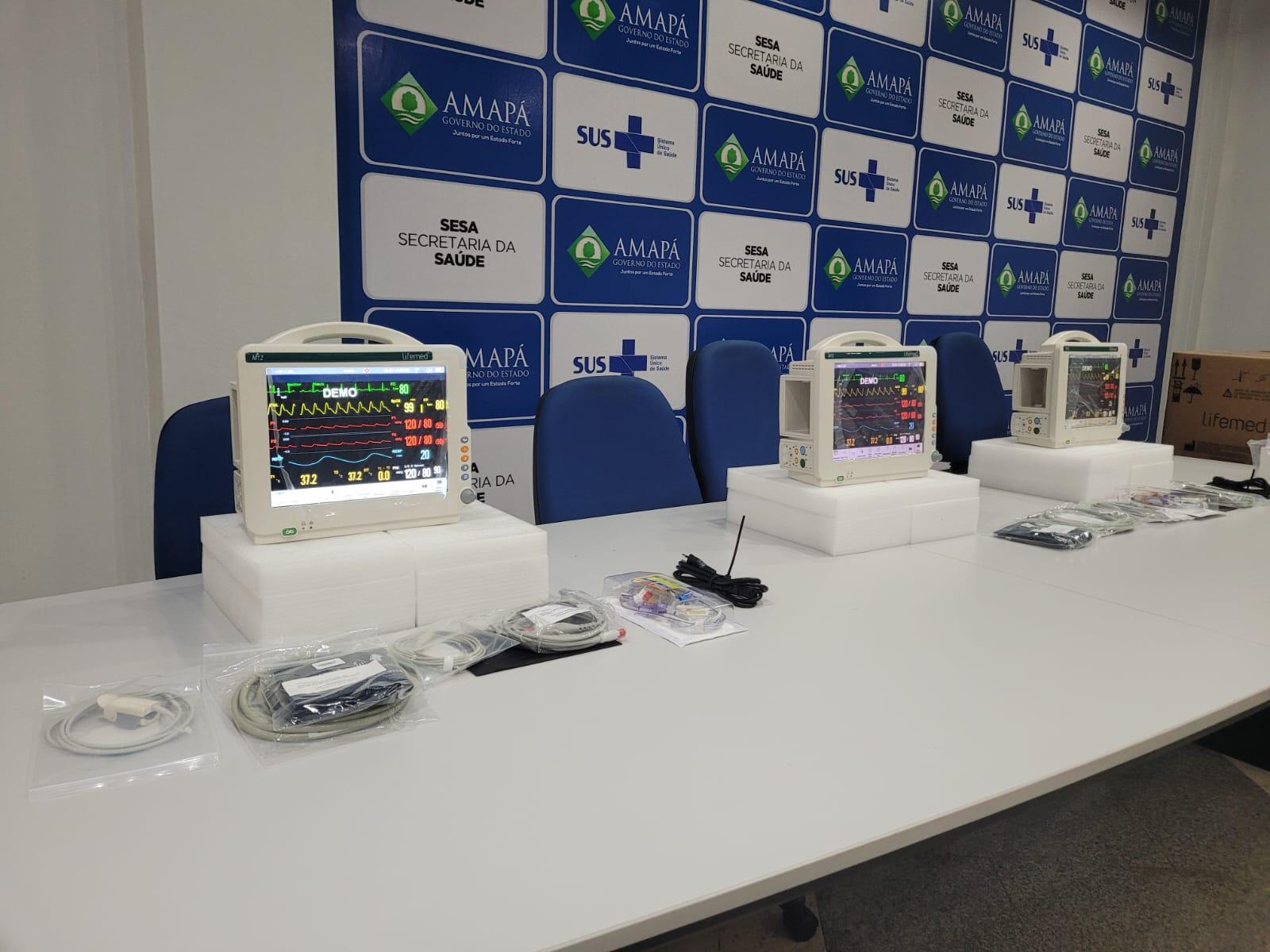 Parceria: 100 novos monitores multiparâmetros compõem Rede Estadual de Saúde do Amapá