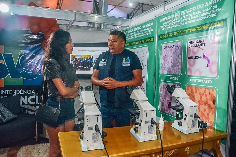 Na 52ª Expofeira, Governo do Amapá traz para o público exposição educativa sobre como evitar doença de Chagas e malária 