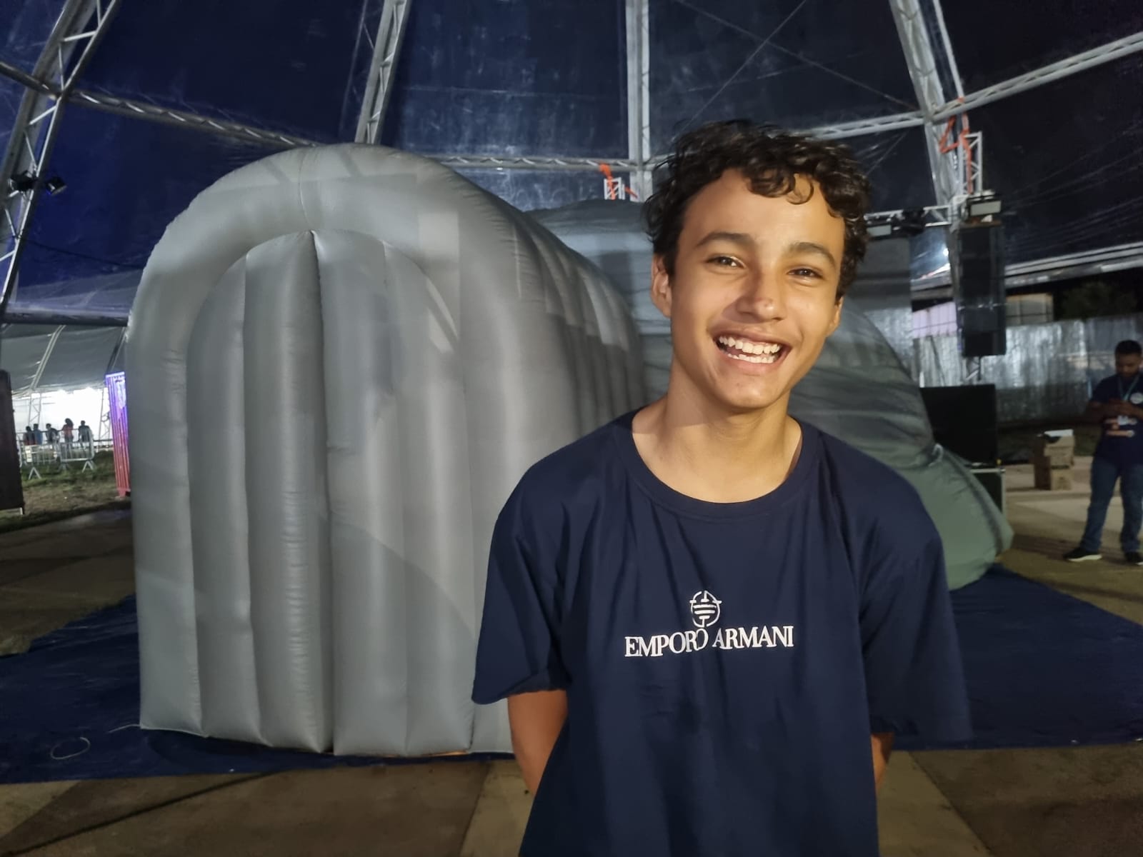 ‘Eu pude conhecer mais sobre o universo', conta adolescente sobre planetário montado pelo Governo do Amapá na 30ª Agropesc