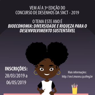 Inscrições para concurso de desenhos da SNCT estão abertas até o dia 13 de maio