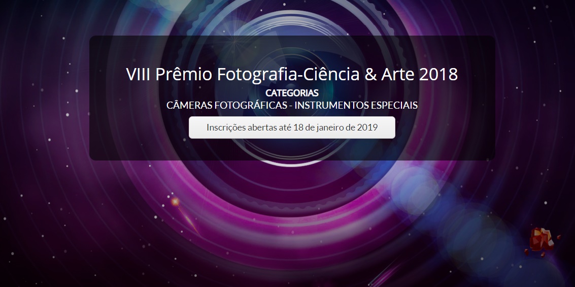 Inscrições abertas para o Prêmio Fotografia-Ciência & Arte