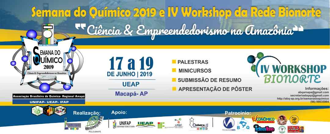 Ciência e empreendedorismo na Amazônia é o tema da Semana do Químico 2019