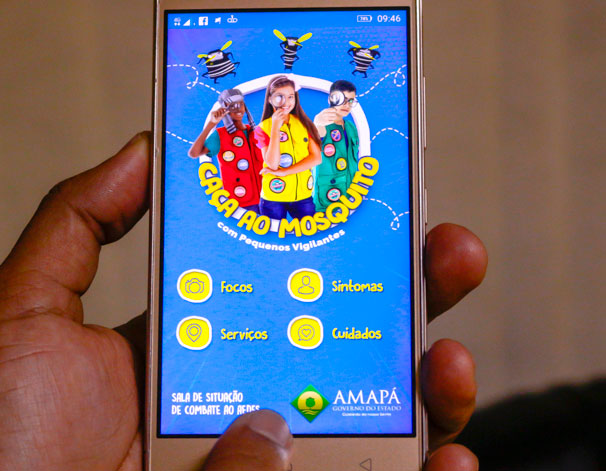 Aplicativo Caça ao Mosquito está disponível nas plataformas IOS e Android