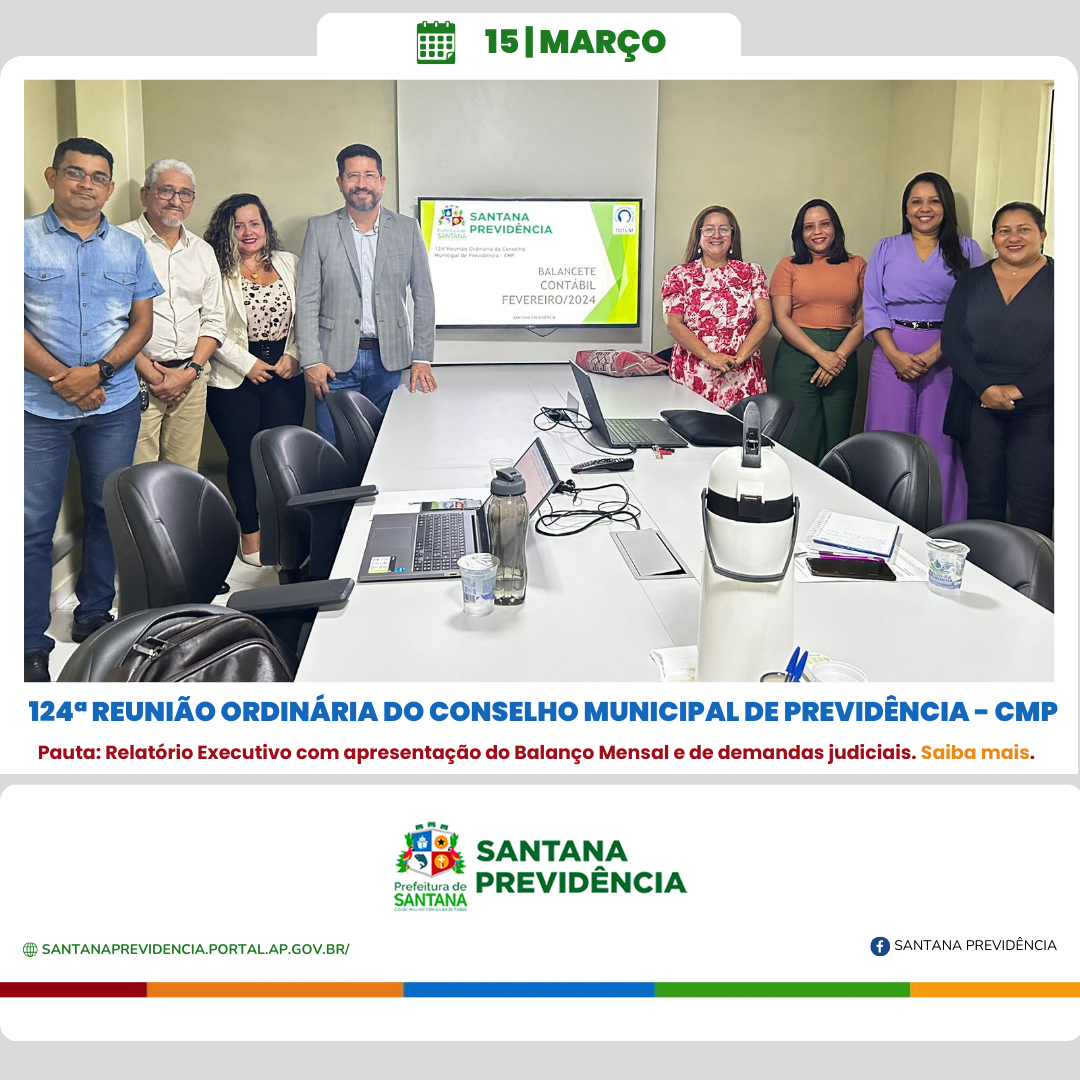 124ª REUNIÃO ORDINÁRIA DO CMP